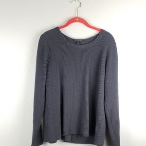 Banana Republic Wool Blend Textured Slit Sweater